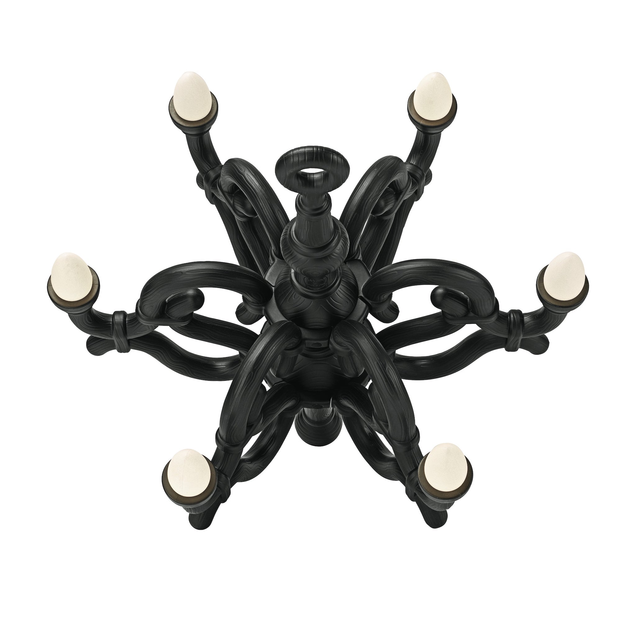 LED Bodenleuchte FALLEN CHANDELIER M in schwarz