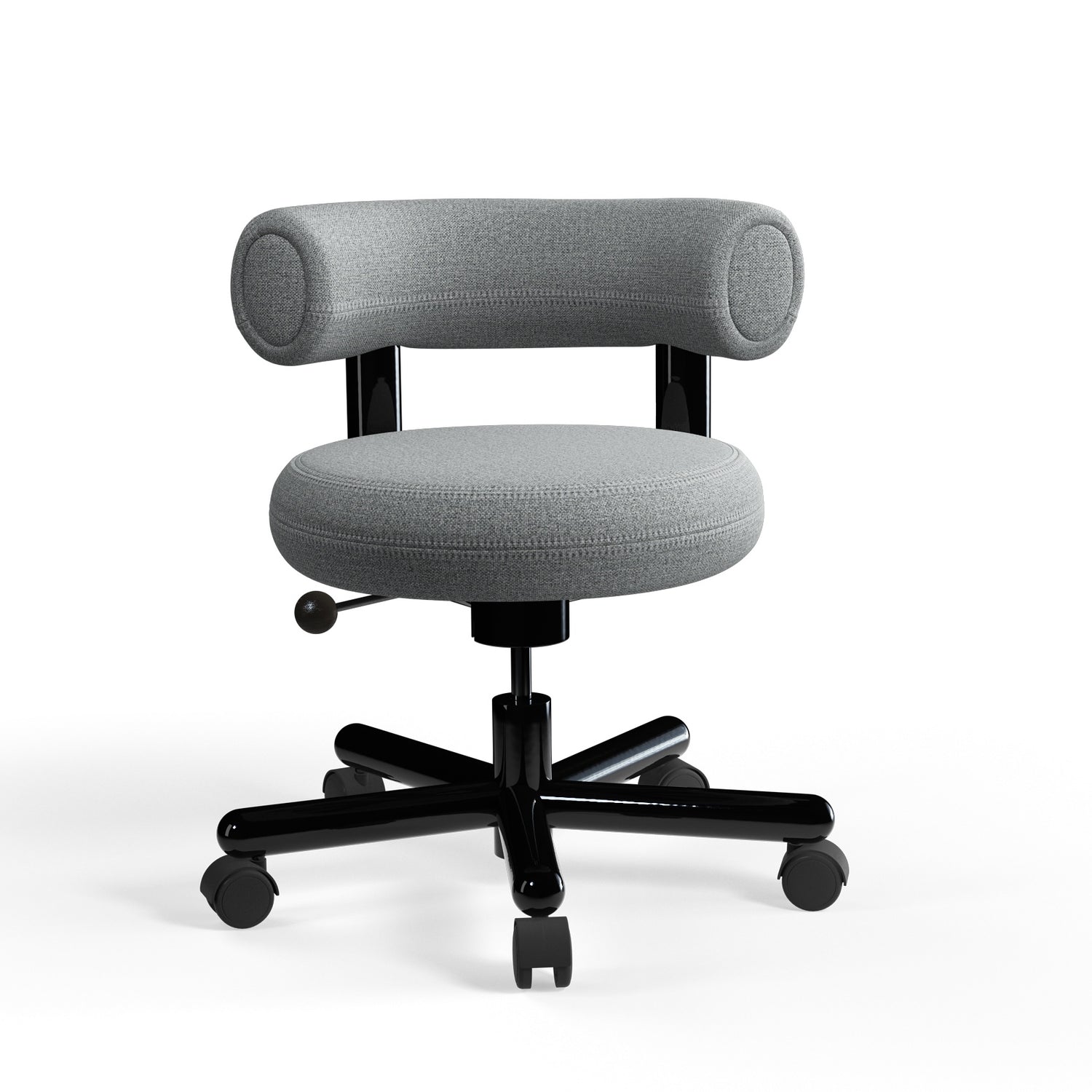 Fat Work Chair – Mid Grey Stoff (Kvadrat Hallingdal 65)