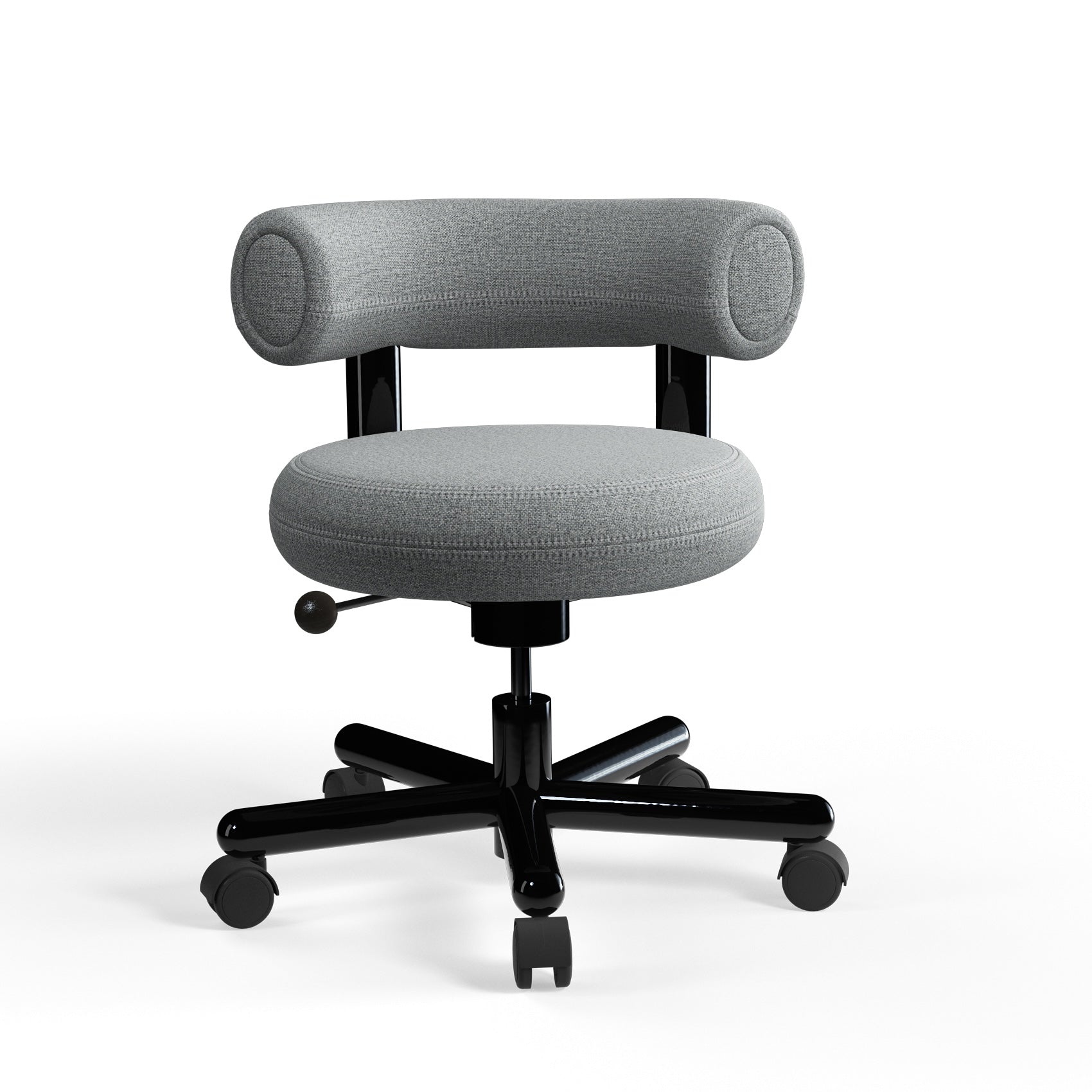 Fat Work Chair – Mid Grey Stoff (Kvadrat Hallingdal 65)