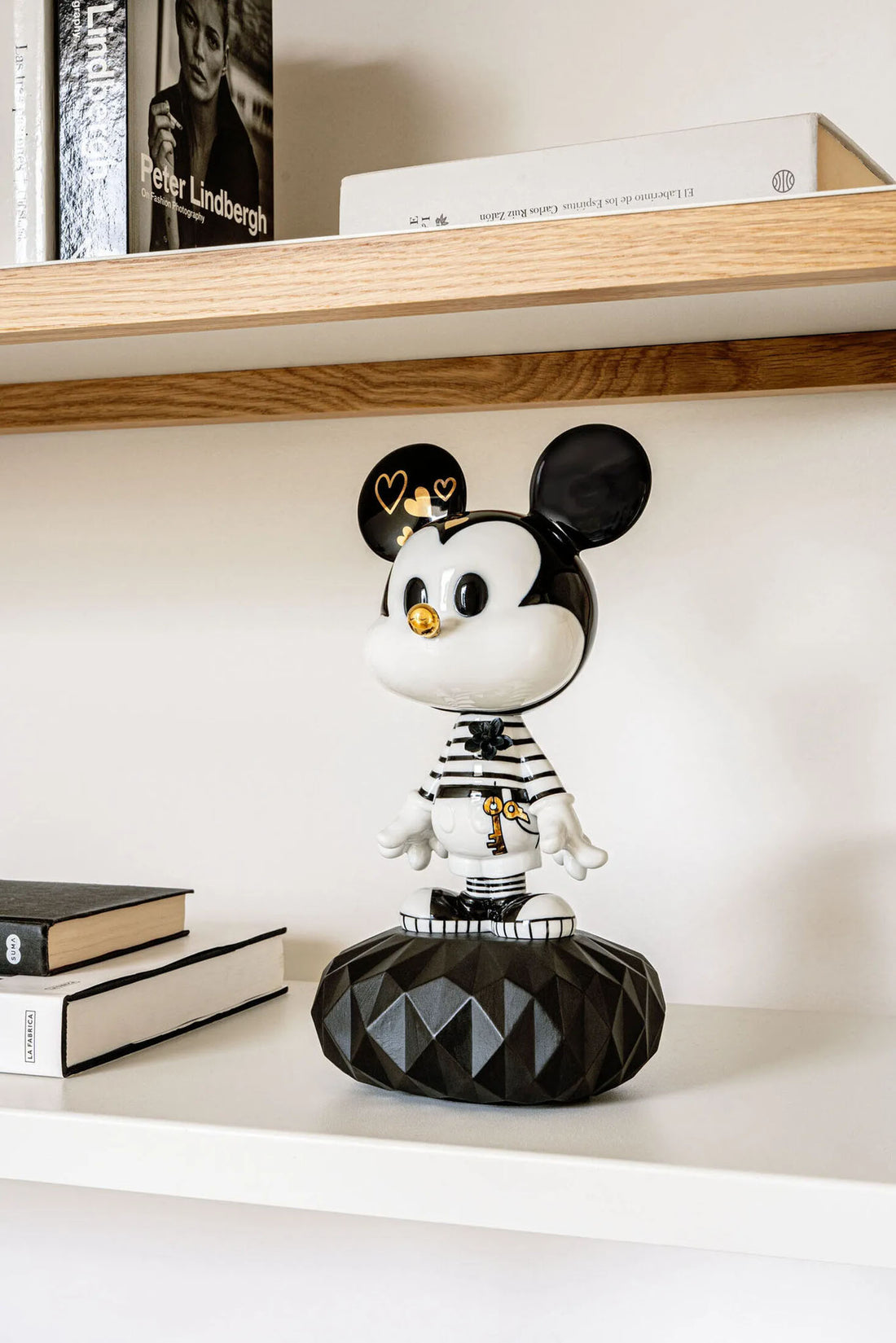 Figur MICKEY in Schwarz und Weiß von Lladró