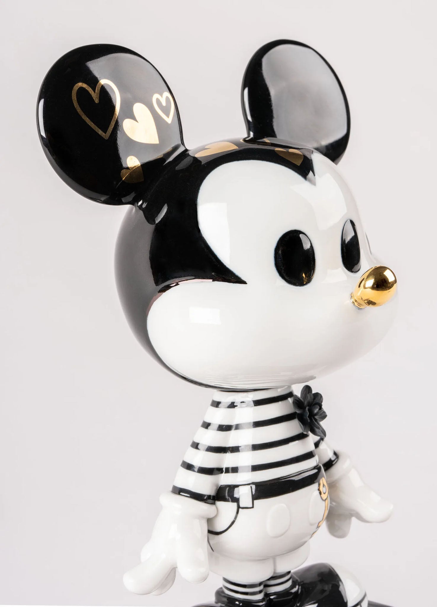 Figur MICKEY in Schwarz und Weiß von Lladró