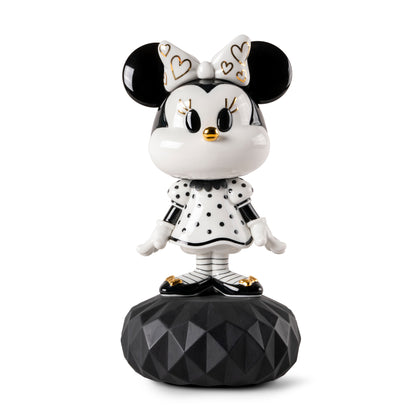 Figur MINNIE in Schwarz und Weiß von Lladró 