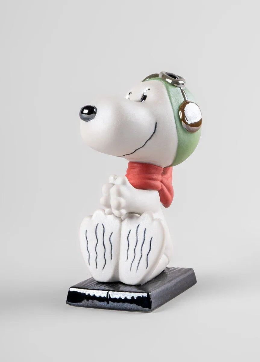 Figur SNOOPY™ FLYING ACE – Ein mutiger Held von Lladró