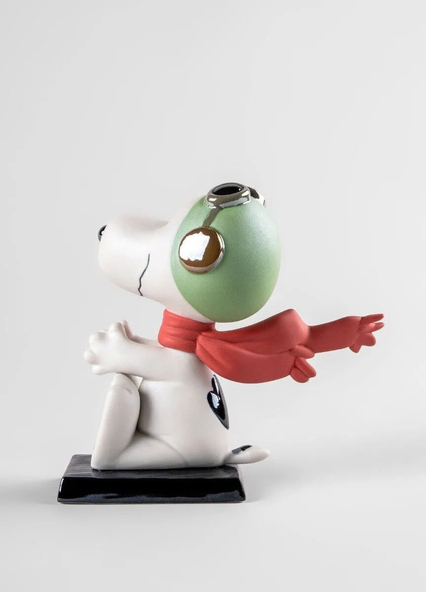 Figur SNOOPY™ FLYING ACE – Ein mutiger Held von Lladró