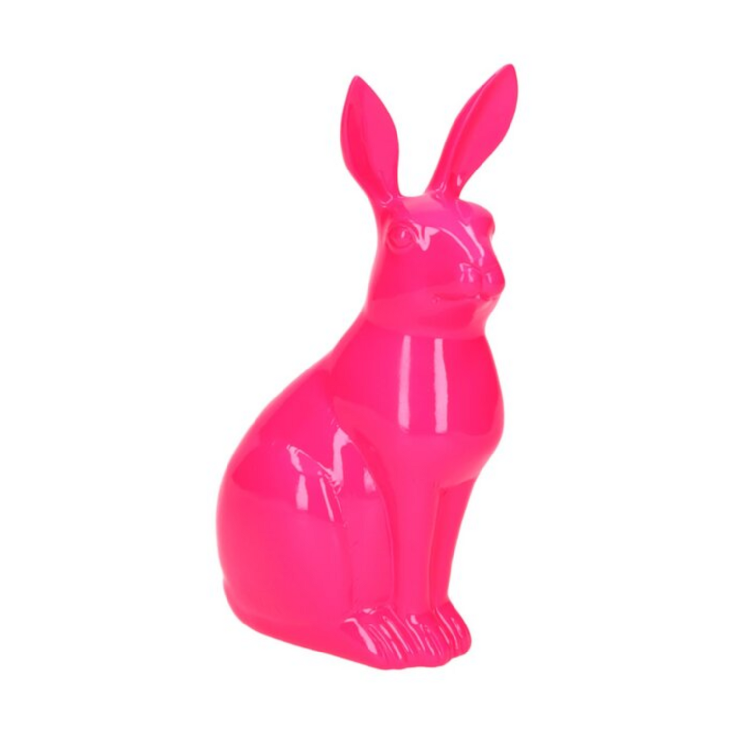 Großer Neon-Pink-Hase „Frau Schmidt“ von GiftCompany.