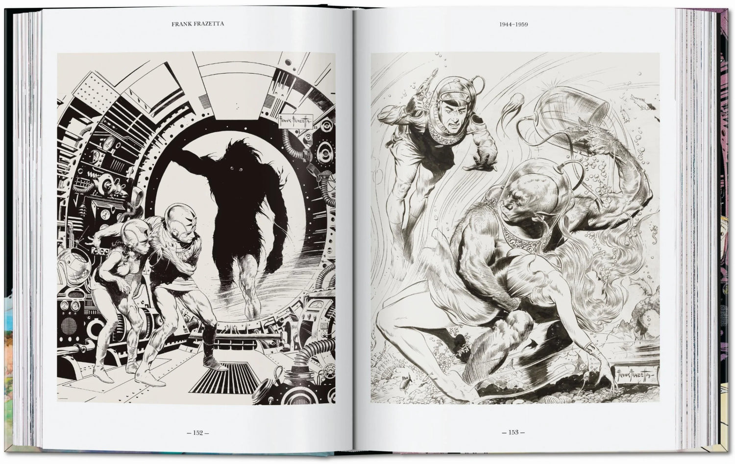 Unterwasser Illustration von Frank Frazetta