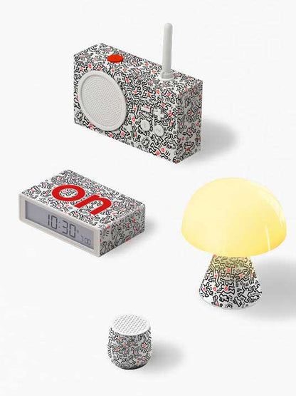 Geschenkset Lexon x Keith Haring LOVE WHITE