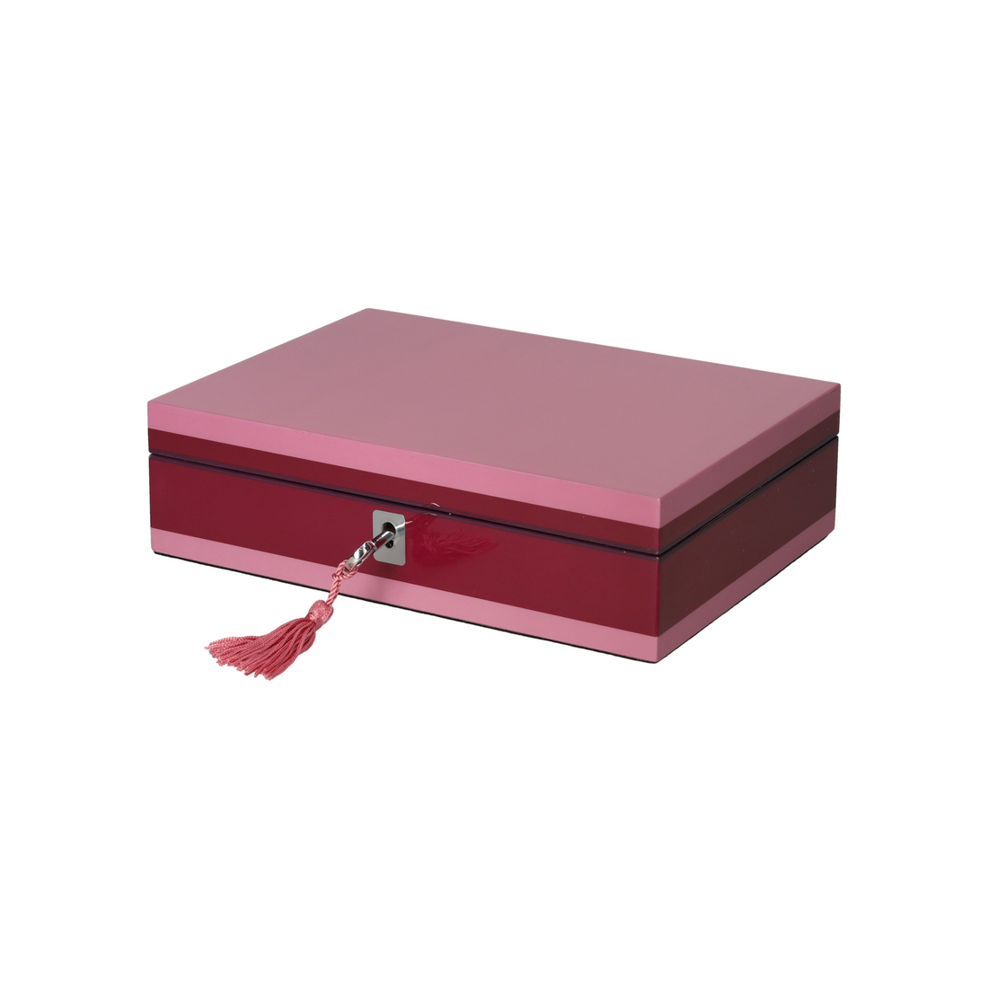 Schmuckbox TANG S von GiftCompany in Rosa Beere aus MDF