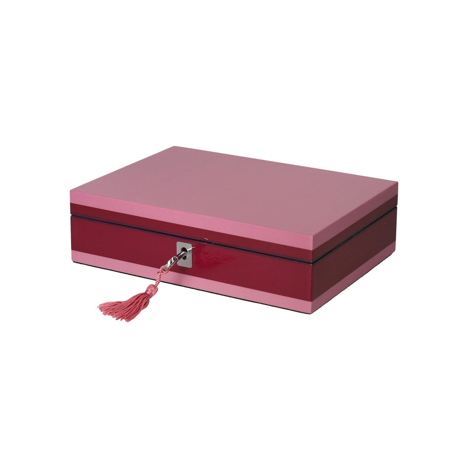 Schmuckbox TANG S von GiftCompany in Rosa Beere aus MDF