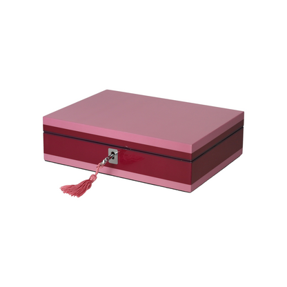 Schmuckbox TANG S von GiftCompany in Rosa Beere aus MDF