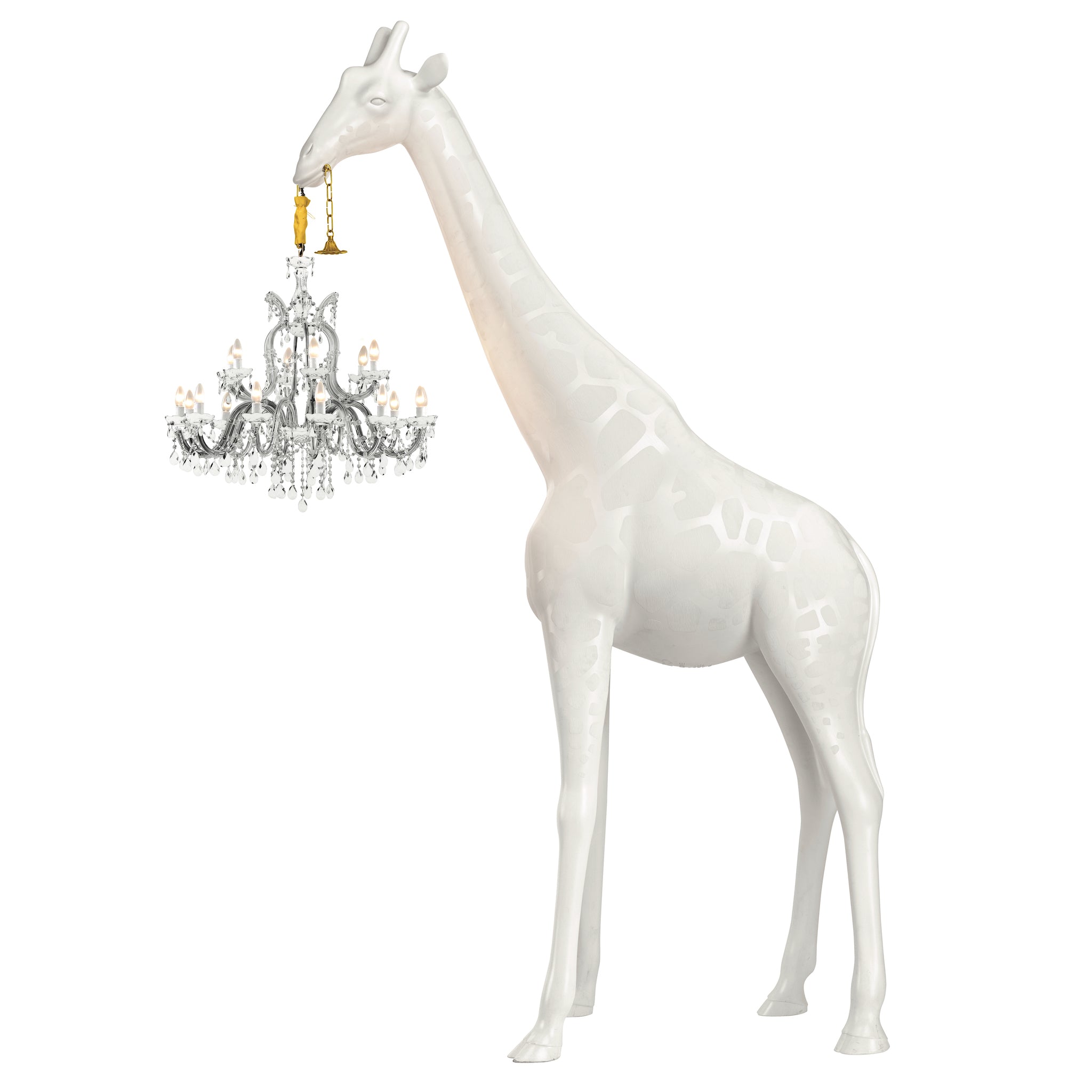 Giraffe in Love XL Indoor, H 4 meters - black or white