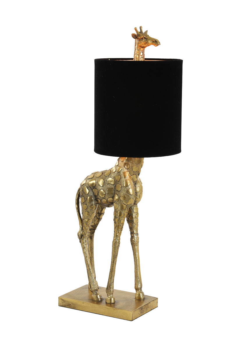 Tischlampe GIRAFFE bronze-schwarz