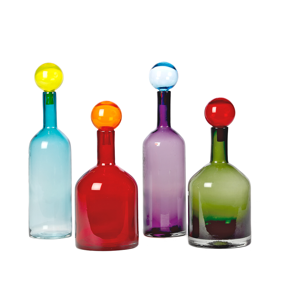 Deko Glasflaschen BUBBLES AND BOTTLES L Pols Potten