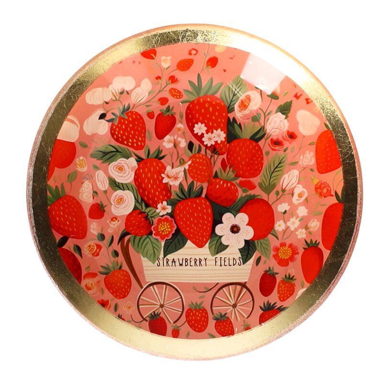 Love Plates Glasteller S – STRAWBERRY FIELDS ø10 cm