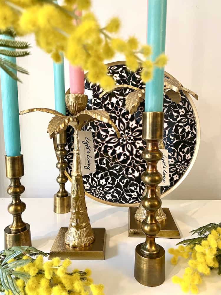 Kollektion Kerzenleuchter in gold &amp; bronze
