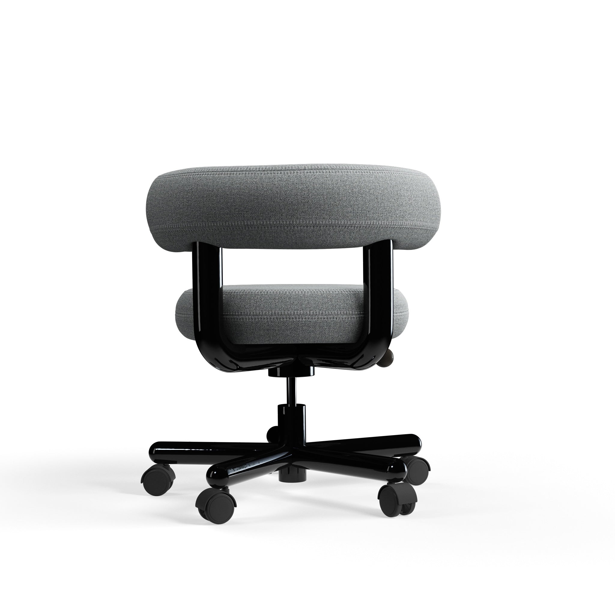 Fat Work Chair – Mid Grey Stoff (Kvadrat Hallingdal 65)