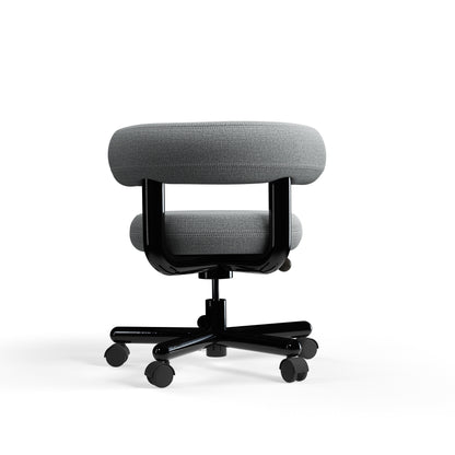 Fat Work Chair – Mid Grey Stoff (Kvadrat Hallingdal 65)