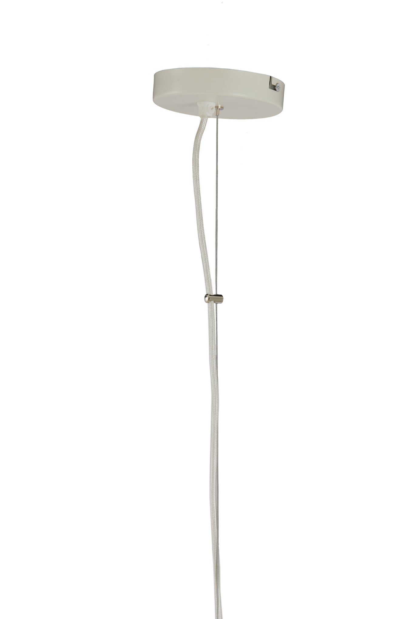 Hanging lamp KOZANA blue/cream striped Ø48x55 cm