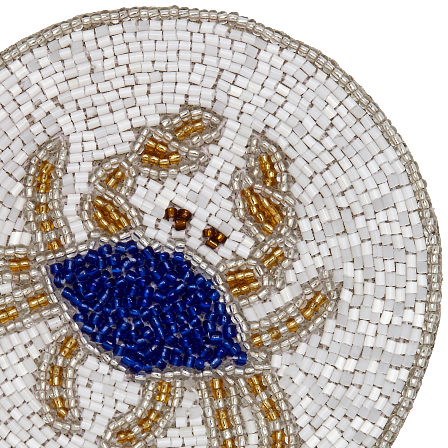 handbestickte Untersetzer &quot;Crab&quot; – 4er-Set von Joanna Buchanan