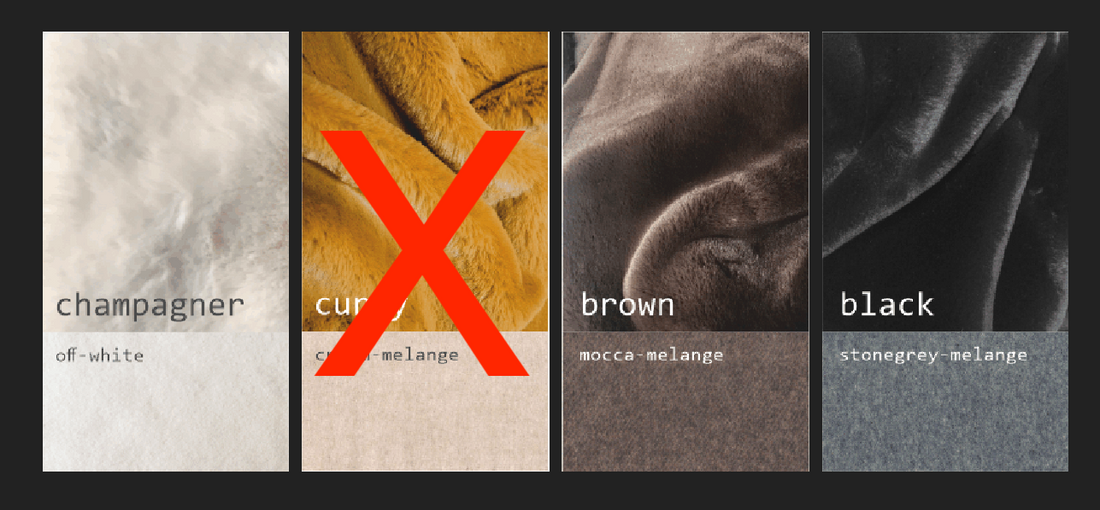 Manta CARMA Plaid HERMELIN champagne, marrón, negro y beige