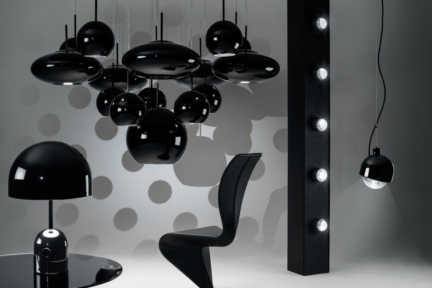 High Gloss Black Leuchten von Tom Dixon