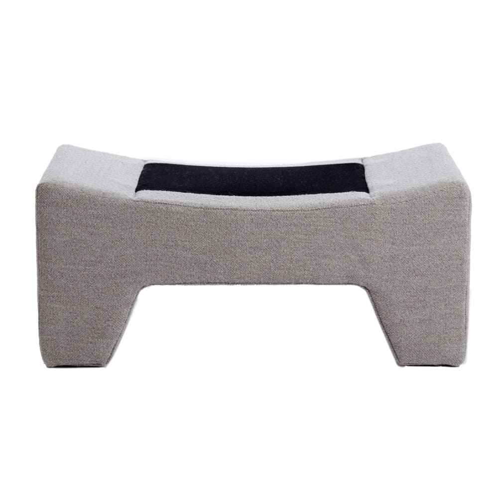 Hocker DASHA hell grau 80x40x48,5cm