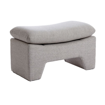 Hocker DASHA hell grau 80x40x48,5cm