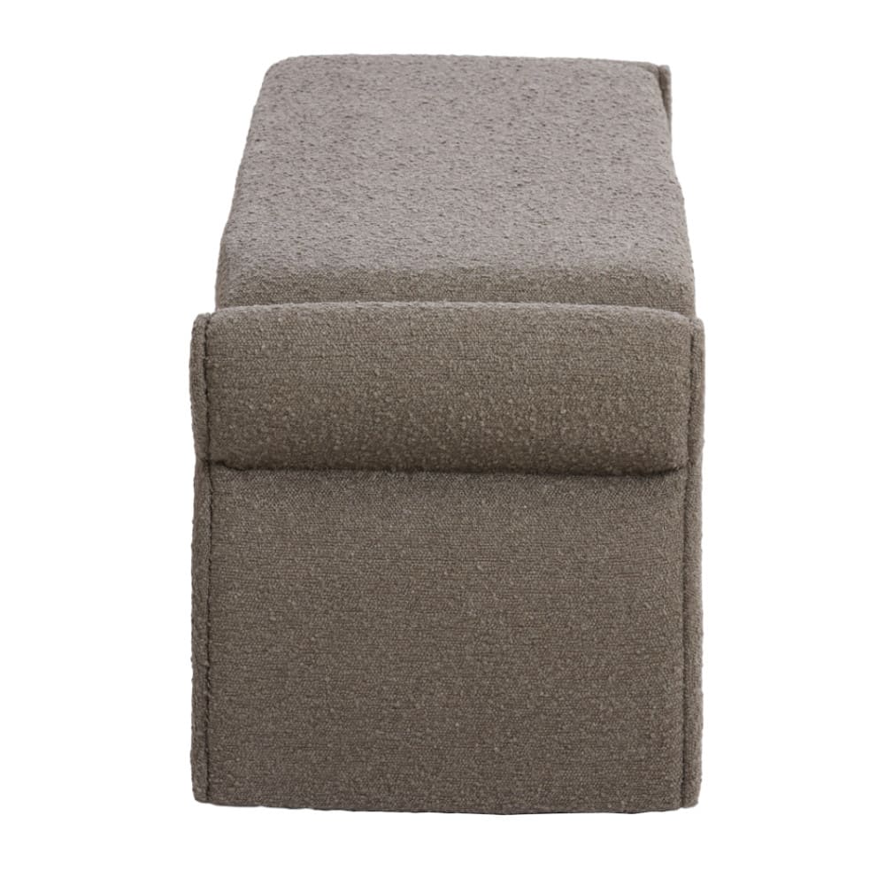 Hocker NAFYA bouclé braun 119x45x48cm