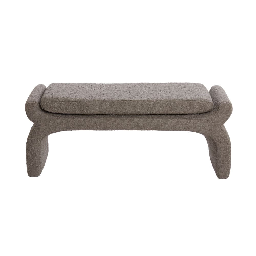 Hocker NAFYA bouclé braun 119x45x48cm