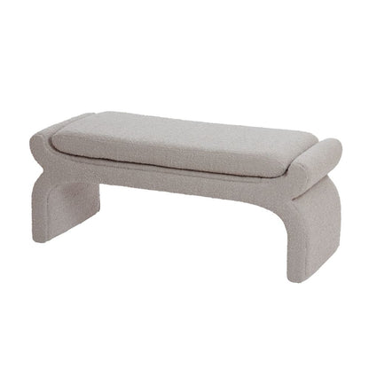 Hocker NAFYA bouclé taupe 119x45x48cm