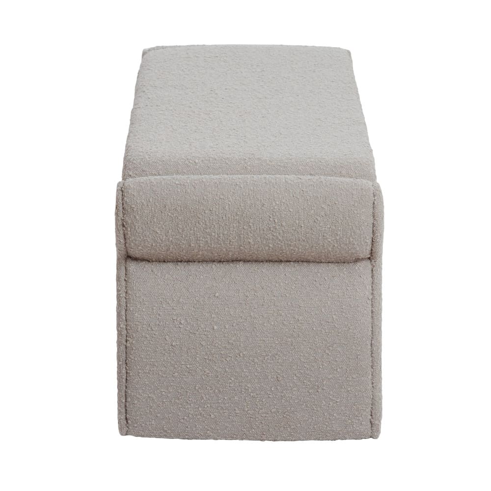 Hocker NAFYA bouclé taupe 119x45x48cm