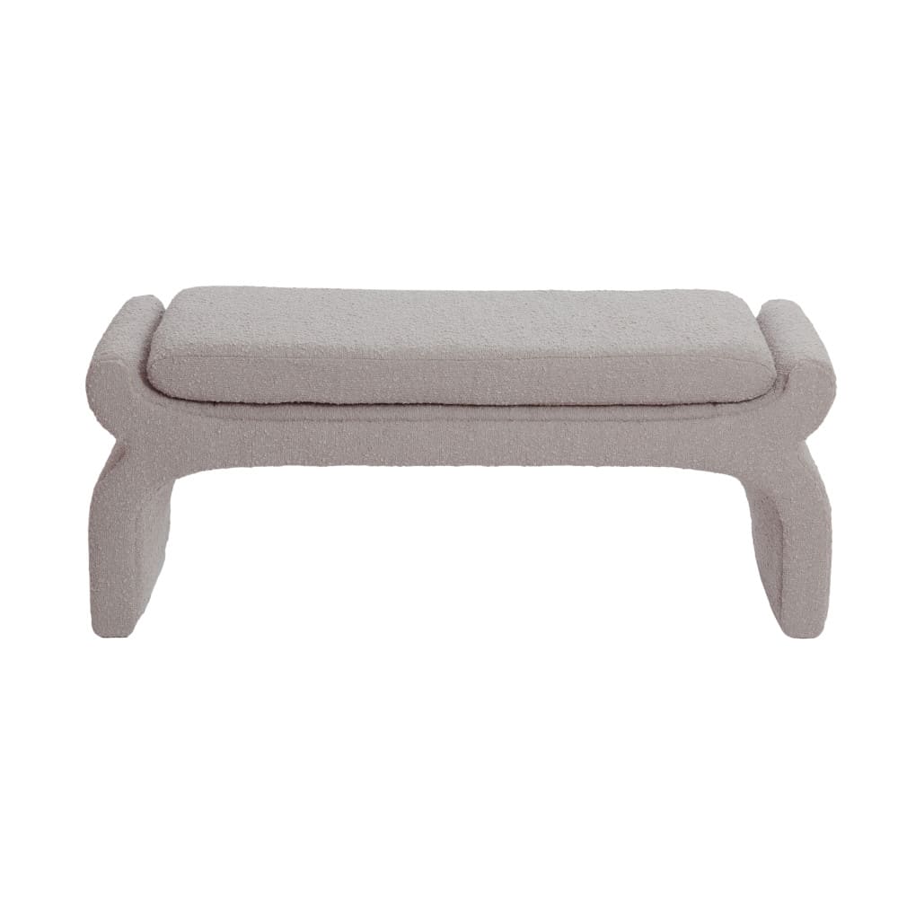 Hocker NAFYA bouclé taupe 119x45x48cm