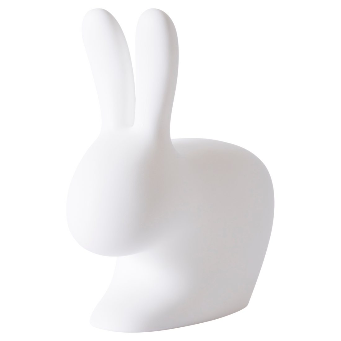 Weißer RABBIT CHAIR von Qeeboo in elegantem Hasendesign.