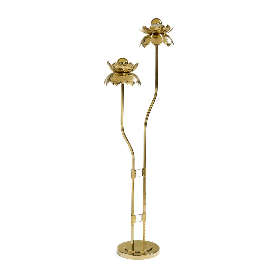 Brass Flower Stehlampe von Jonathan Adler als luxuriöses Designstatement
