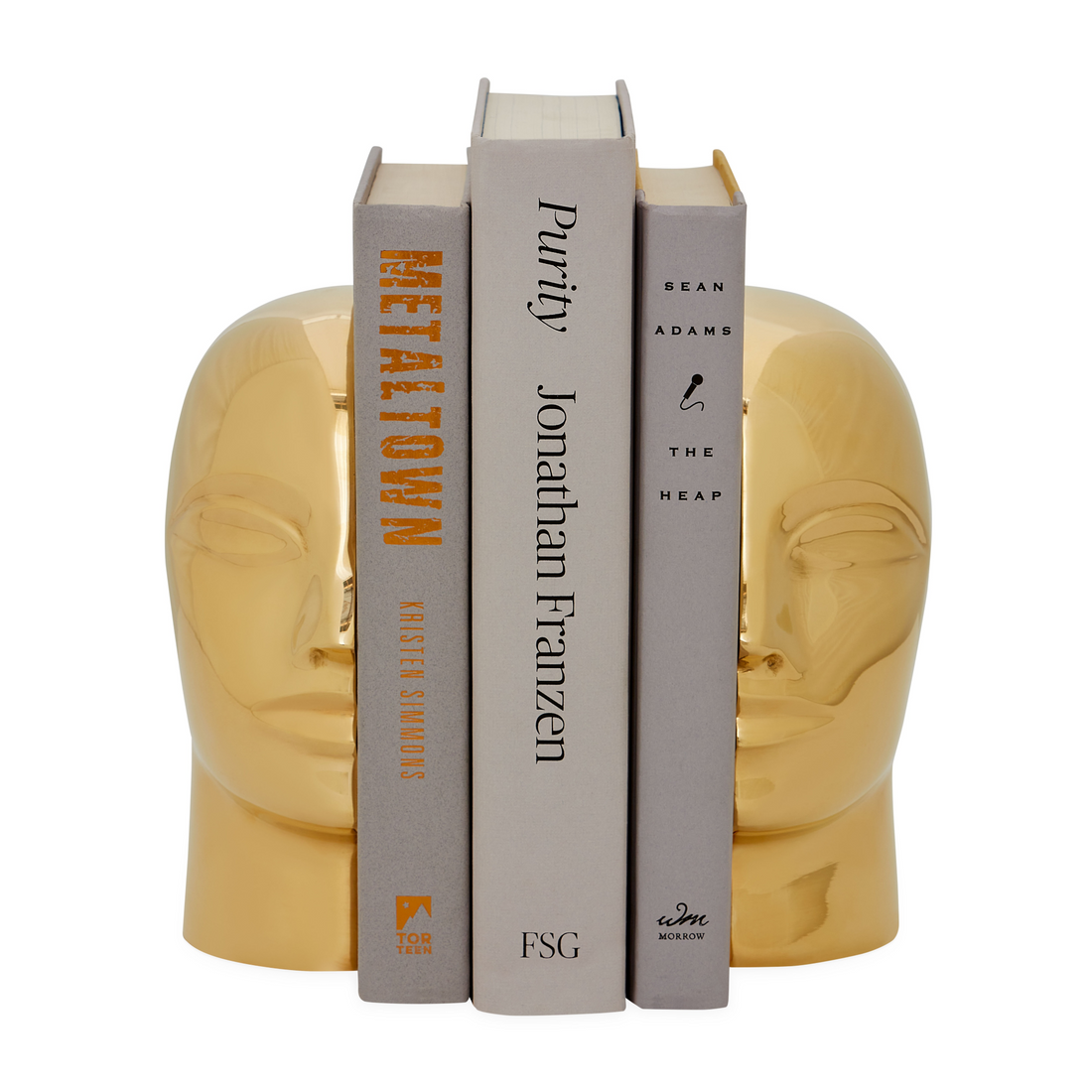 Polierte Messing-Buchstützen BRASS ATLAS von Jonathan Adler