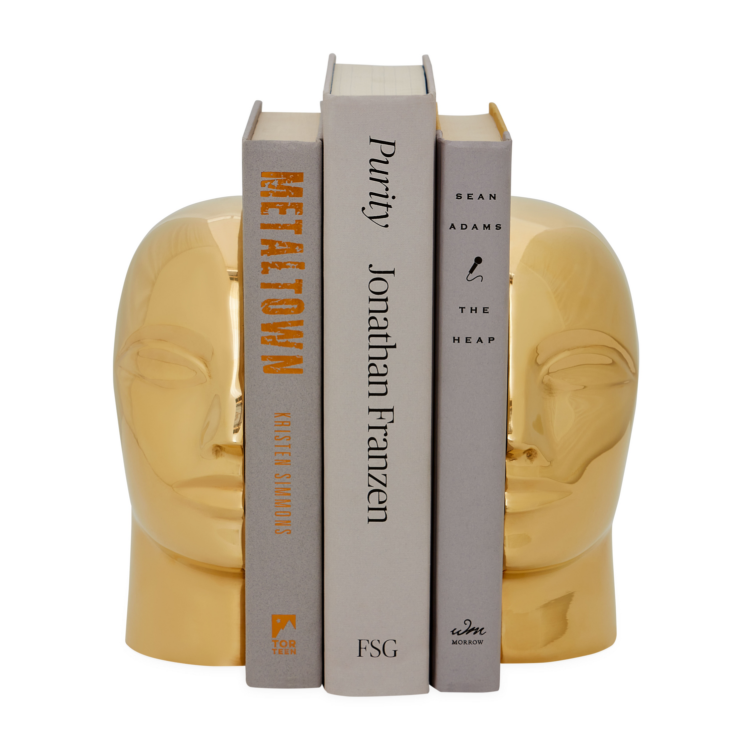 Polierte Messing-Buchstützen BRASS ATLAS von Jonathan Adler