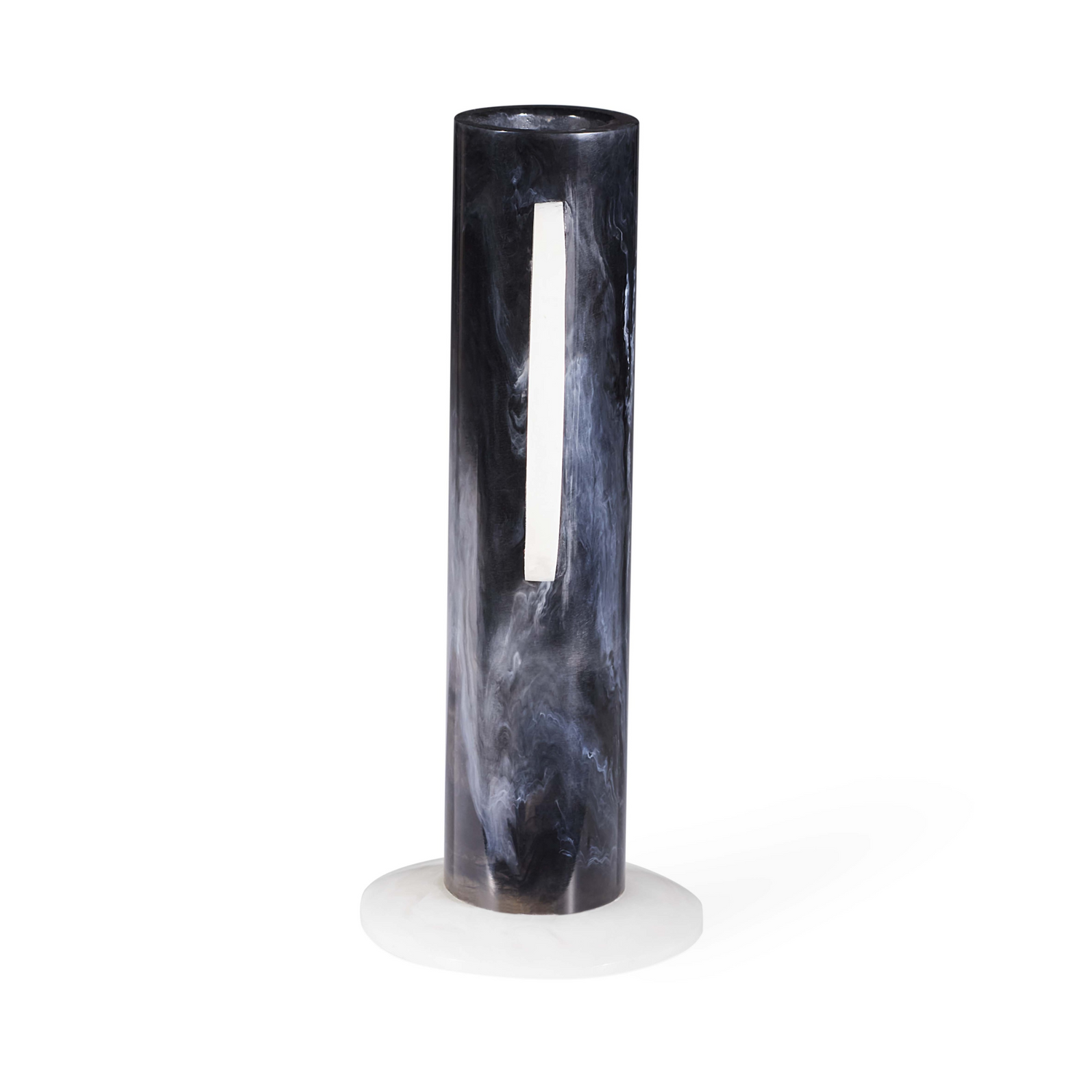 Luxuriöse Interior-Vase im Schwarz-Weiß-Design Jonathan Adler.