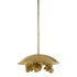 Skulpturale Deckenlampe aus poliertem Messing von Jonathan Adler