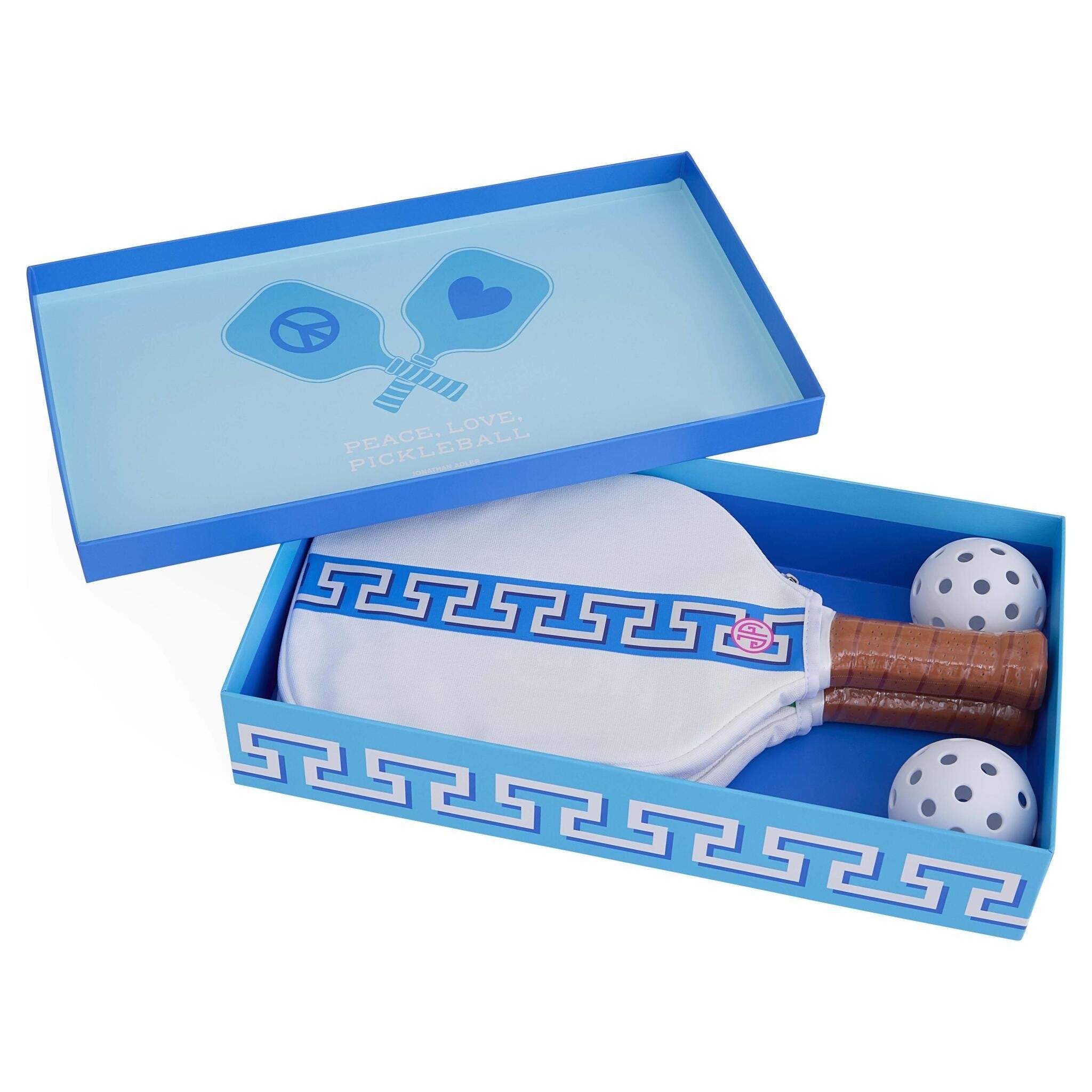 Pickleball-Bälle und Paddle-Set von Jonathan Adler