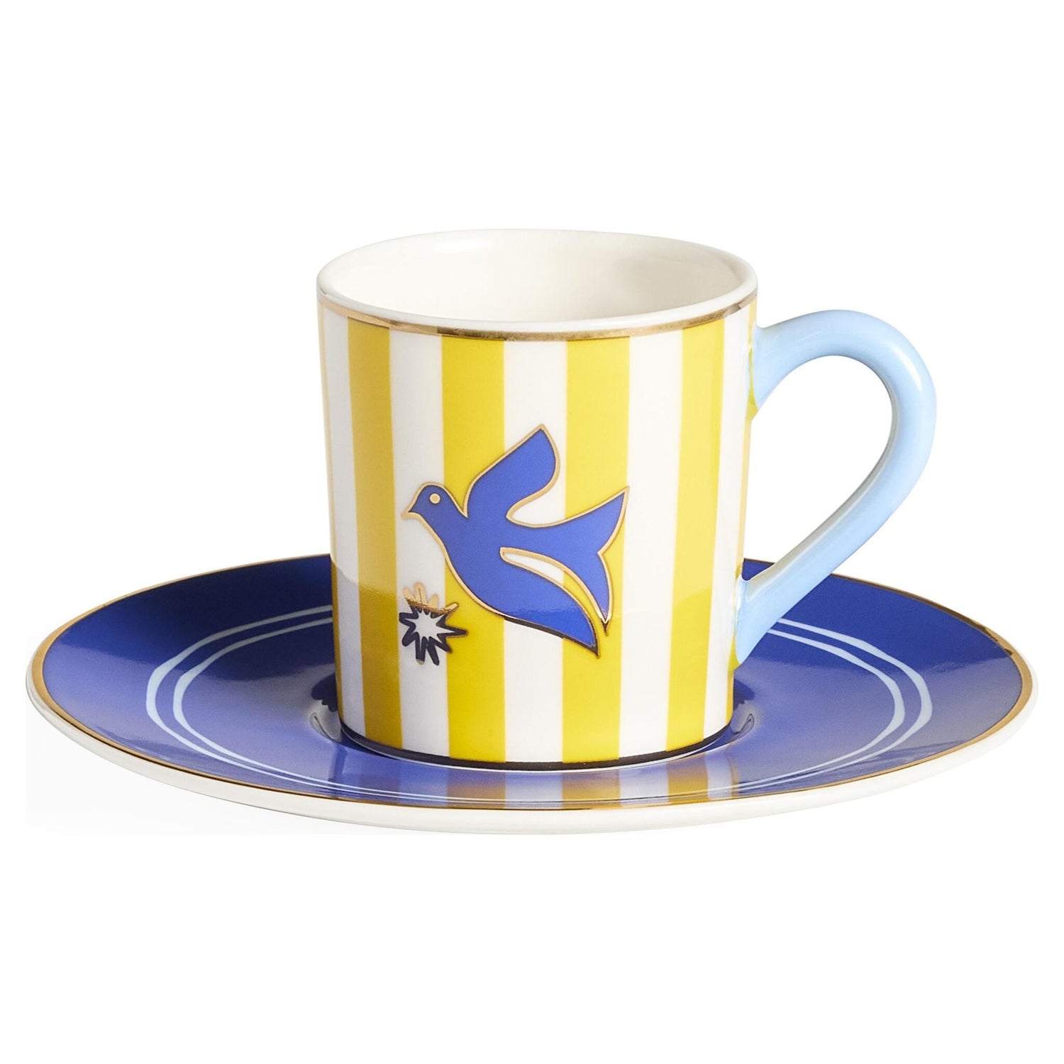 Künstlerisches Espresso-Tassen-Set aus der Playa Kollektion