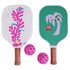 Jonathan Adler Playa Pickleball Set mit zwei farbigen Schlägern