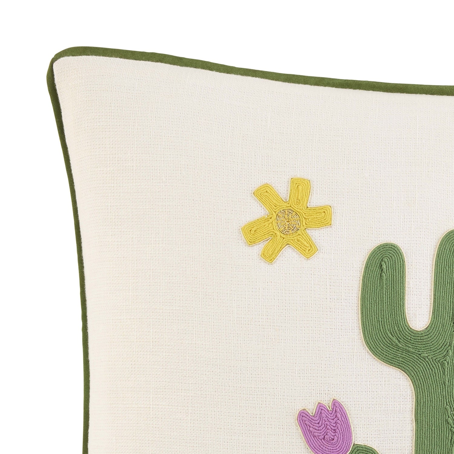 Grafisches Designkissen mit Wüstenmotiv von Jonathan Adler