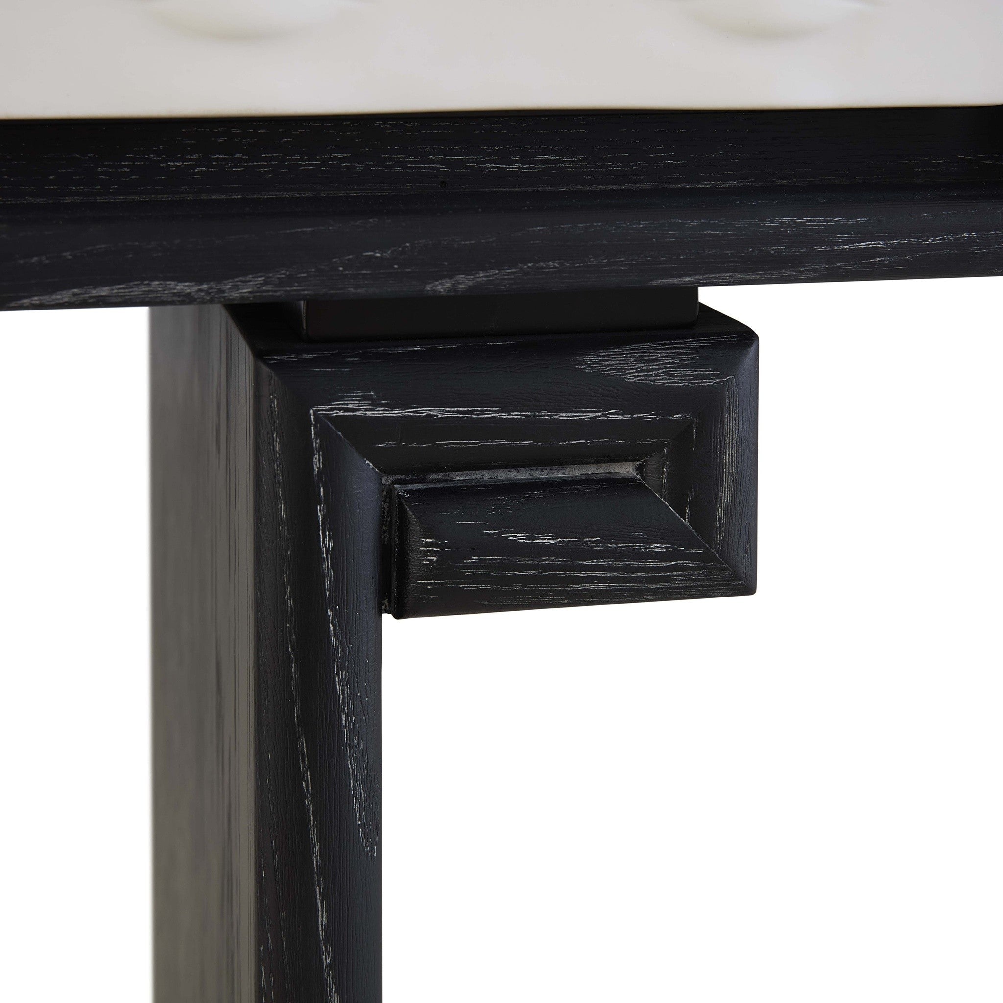 Skulpturale Konsole in Schwarz-Weiß von Jonathan Adler