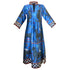 Kaftan MOSAIC BLUE aus 100% Seide der Marke Ortigia Sicilia