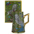 Kleine Karaffe „Jug Ceramic Grün“ Jungle-Motiv von Ortigia Sicilia