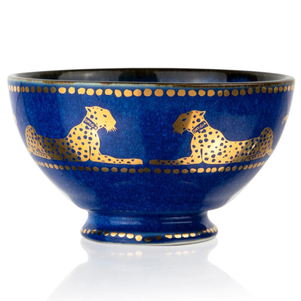 Keramik BOWL SERIGRAPHY blau