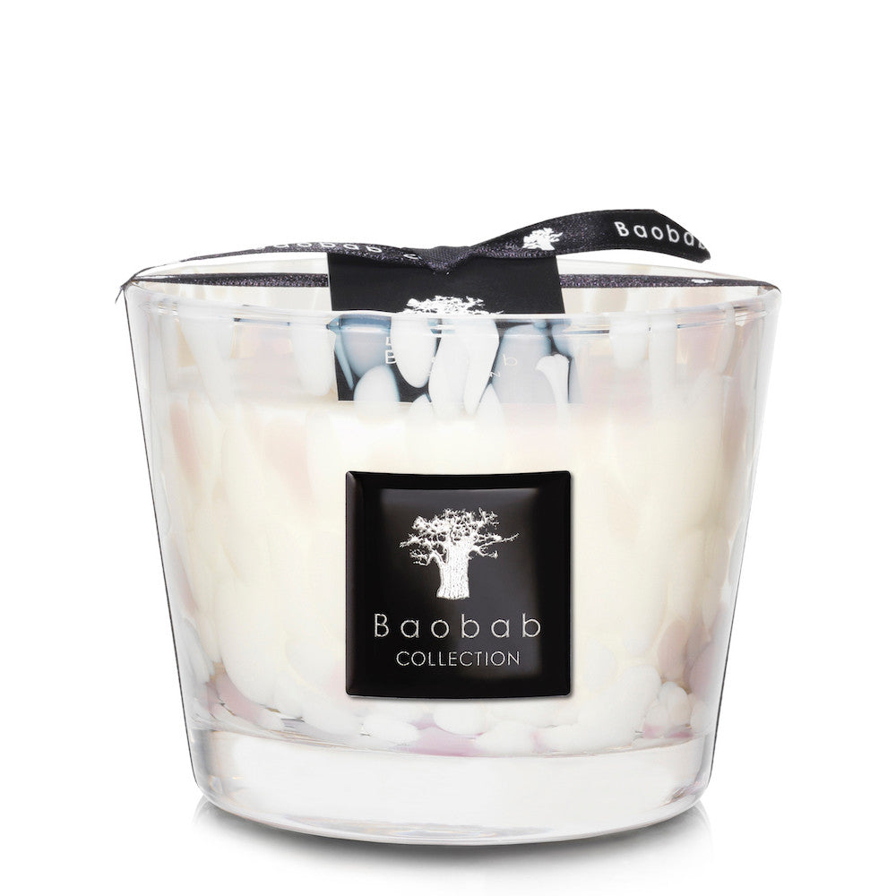 Baobab scented candle - WHITE PEARLS Max 10