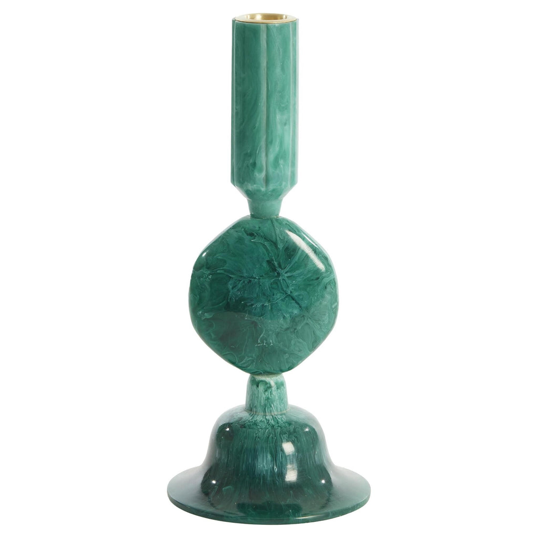 Blauer Kerzenhalter von Light &amp; Living mit runden Designelementen