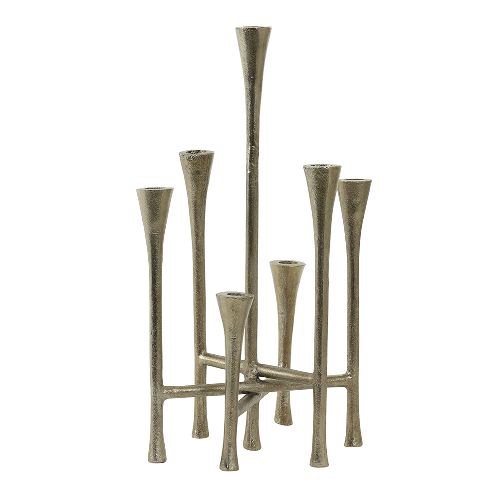 Kerzenleuchter OLIVIER in antik silber h45cm von Light & Living