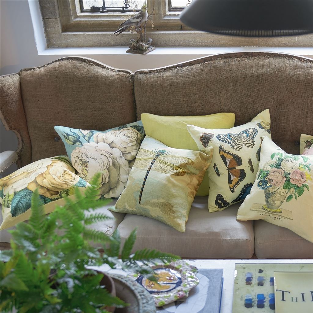 Kissen DRAGONFLY OVER CLOUDS – John Derian for Designers Guild